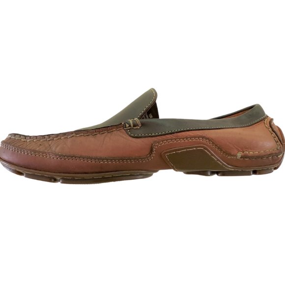ROCKPORT Men\'s Washable Dark & Medium Brown Slip On Driving Loafer Size 10 M main image 8